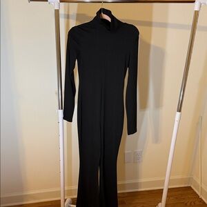 Elegant Black Jumpsuit flare leg